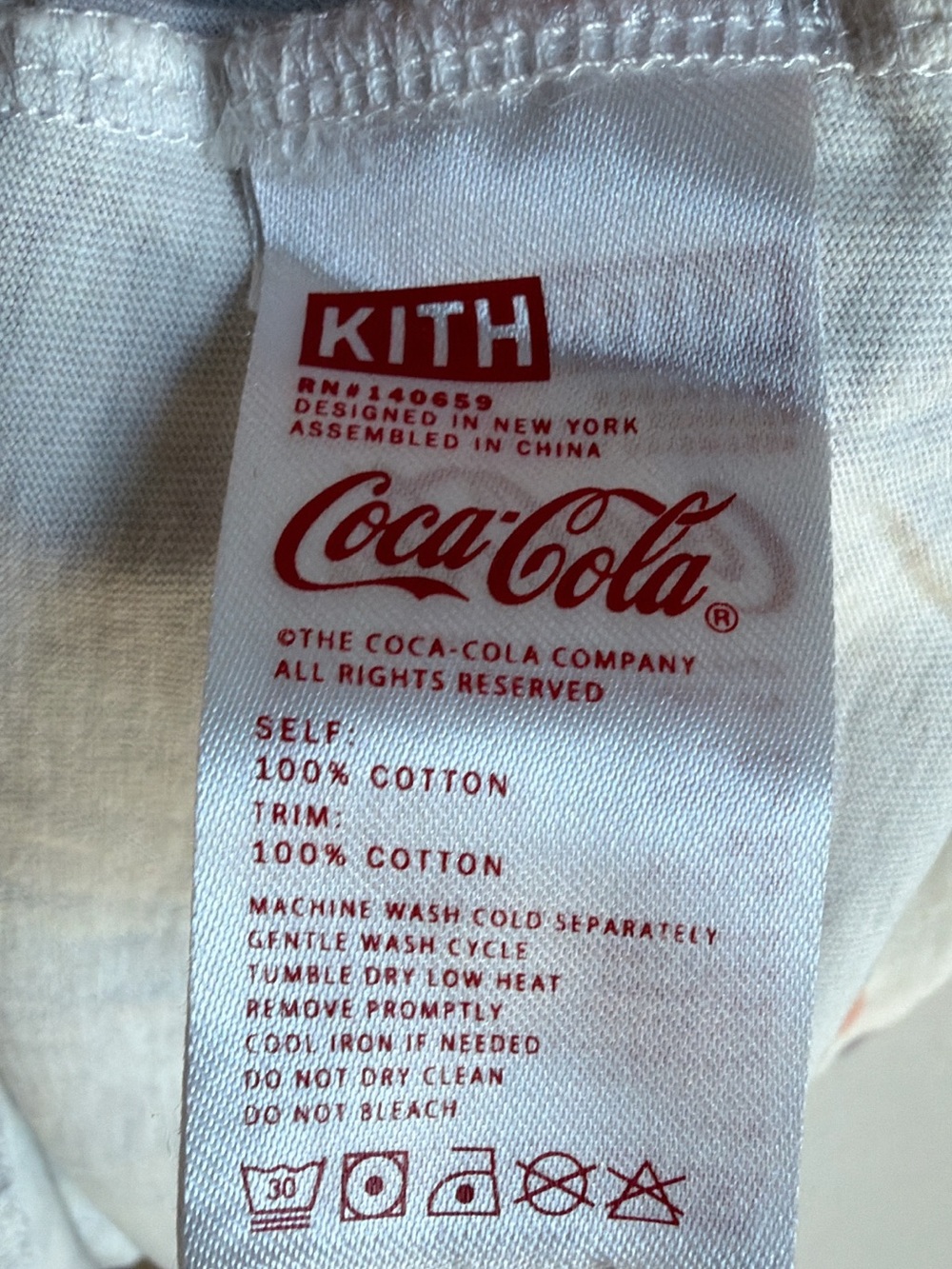 Kith x Coca-Cola All-Over Print Mott Tee - Size Medium - Picture 6 of 6